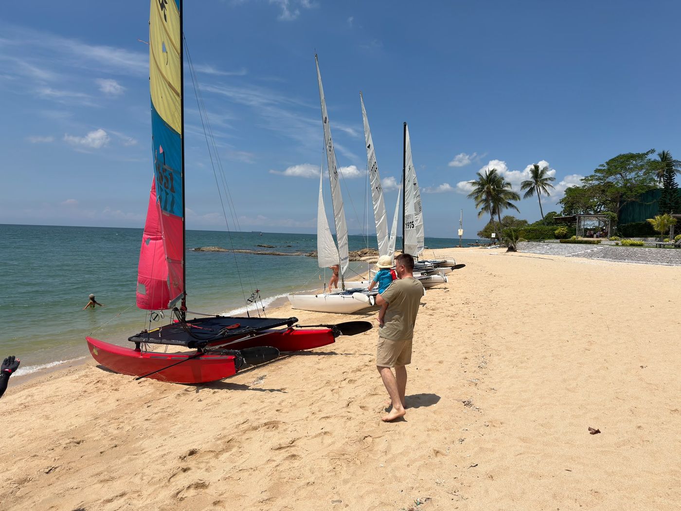Private beach at RVYC