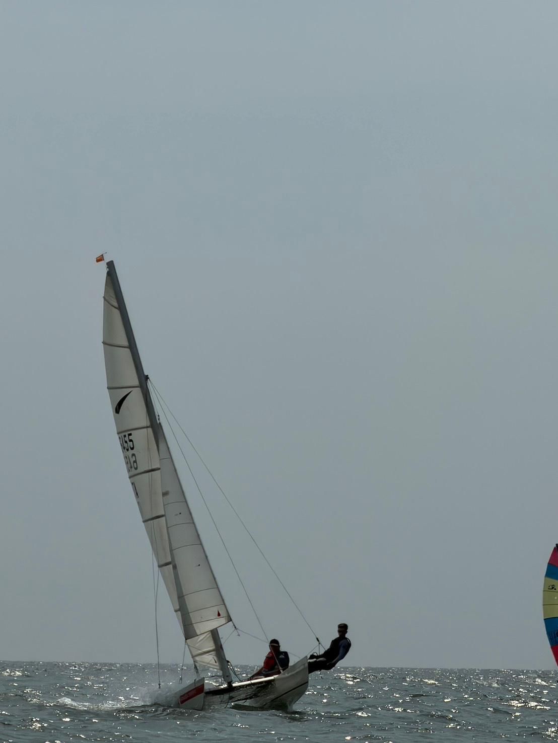 James Young on the trapeze wire